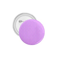 White Polka Dot Pastel Purple Background, Pink Color Vintage Dotted Pattern 1 75  Buttons by Casemiro