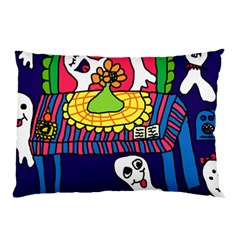 Circus Ghosts Digital Pillow Case by snowwhitegirl