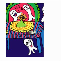 Circus Ghosts Digital Large Garden Flag (two Sides) by snowwhitegirl