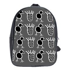 Njhb Vectorized School Bag (large) by CHPALTD