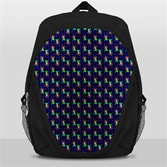 Headphones Girl Blue Backpack Bag by snowwhitegirl