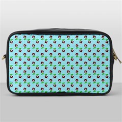 Headphones Girl Aqua Toiletries Bag (one Side) by snowwhitegirl