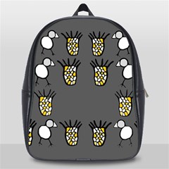 Cchpa Coloured Pineapple School Bag (large) by CHPALTD