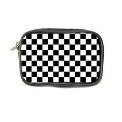 Black And White Chessboard Pattern, Classic, Tiled, Chess Like Theme Coin Purse by Casemiro