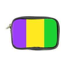 Carnival Mardi Gras Purple Yellow Green Stripes Coin Purse by yoursparklingshop