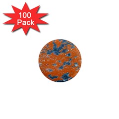 Vivid Grunge Abstract Print 1  Mini Magnets (100 Pack)  by dflcprintsclothing