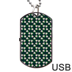 Darla Teal Dog Tag Usb Flash (two Sides) by snowwhitegirl