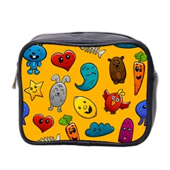 Graffiti Characters Seamless Ornament Mini Toiletries Bag (two Sides) by Amaryn4rt