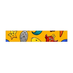 Graffiti Characters Seamless Ornament Flano Scarf (mini) by Amaryn4rt