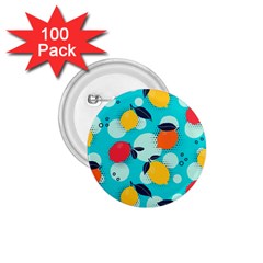 Pop Art Style Citrus Seamless Pattern 1 75  Buttons (100 Pack)  by Amaryn4rt