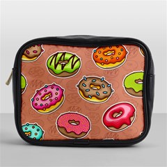 Doughnut Doodle Colorful Seamless Pattern Mini Toiletries Bag (one Side) by Amaryn4rt