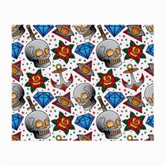 Full Color Flash Tattoo Patterns Small Glasses Cloth by Amaryn4rt