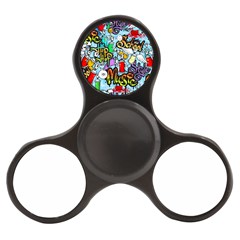 Graffiti Characters Seamless Pattern Finger Spinner by Amaryn4rt