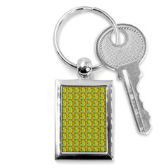 Lemon And Yellow Key Chain (rectangle) by Sparkle