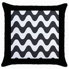 Copacabana  Throw Pillow Case (black) by Sobalvarro