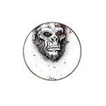 Monster Monkey from the woods Hat Clip Ball Marker (4 pack) Front