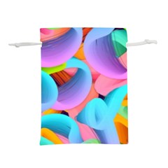 3d Color Swings Lightweight Drawstring Pouch (m) by Sparkle