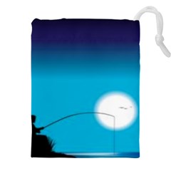 Fishing Drawstring Pouch (4xl) by Sparkle