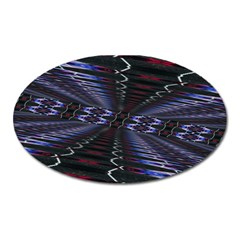 Digital Room Oval Magnet by Sparkle