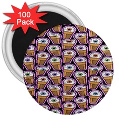 Eyes Cups 3  Magnets (100 Pack) by Sparkle