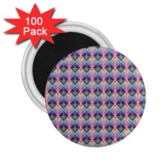 Pink And Blue 2 25  Magnets (100 Pack)  by Sparkle