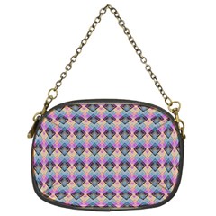 Pink And Blue Chain Purse (two Sides) by Sparkle