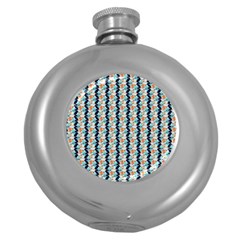 Geometry Colors Round Hip Flask (5 Oz) by Sparkle