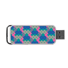 Geo Puzzle Portable Usb Flash (one Side) by tmsartbazaar