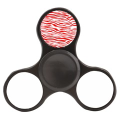 Red And White Zebra Finger Spinner by Angelandspot