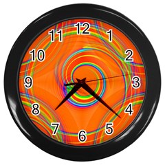  Twirl Wall Clock (black) by Angelandspot