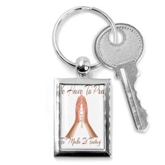 Panther World Limited Edition Prayer  Key Chain (rectangle) by Pantherworld143