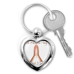 Panther World Limited Edition Prayer  Key Chain (heart) by Pantherworld143