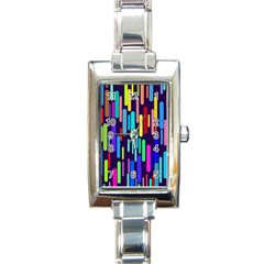 Abstract Line Rectangle Italian Charm Watch by HermanTelo