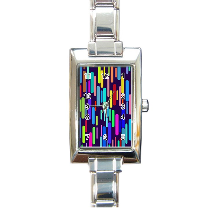 Abstract Line Rectangle Italian Charm Watch