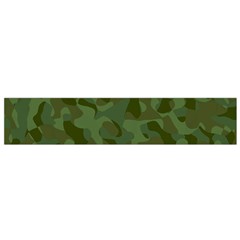 Green Army Camouflage Pattern Small Flano Scarf by SpinnyChairDesigns