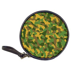 Yellow Green Brown Camouflage Classic 20-cd Wallets by SpinnyChairDesigns