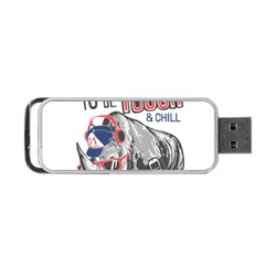 Choose To Be Tough & Chill Portable Usb Flash (two Sides) by Bigfootshirtshop