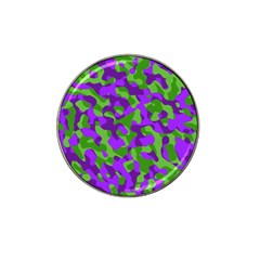 Purple And Green Camouflage Hat Clip Ball Marker (10 Pack) by SpinnyChairDesigns