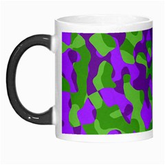 Purple And Green Camouflage Morph Mugs by SpinnyChairDesigns