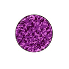 Dark Purple Camouflage Pattern Hat Clip Ball Marker (10 Pack) by SpinnyChairDesigns