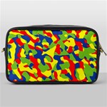 Colorful Rainbow Camouflage Pattern Toiletries Bag (One Side) Front