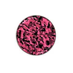 Black And Pink Camouflage Pattern Hat Clip Ball Marker (10 Pack) by SpinnyChairDesigns