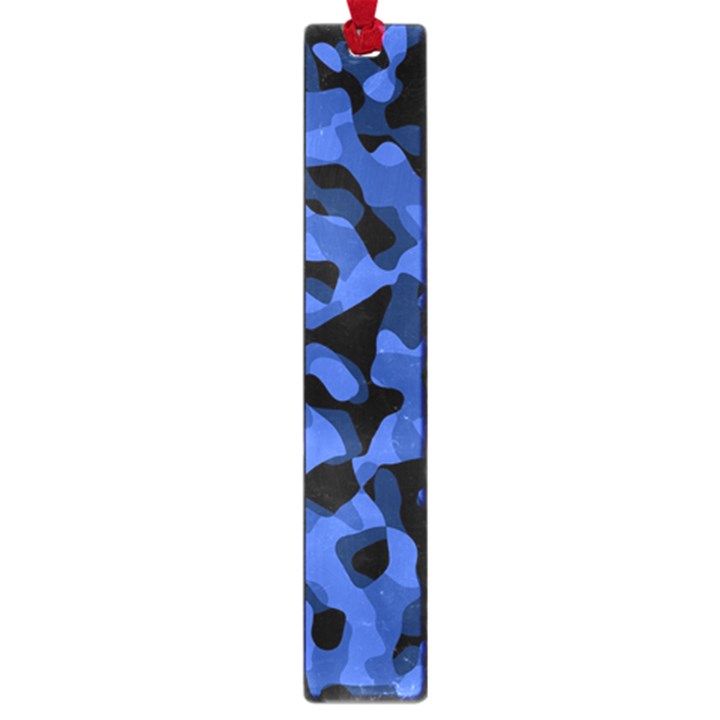 Black and Blue Camouflage Pattern Large Book Marks