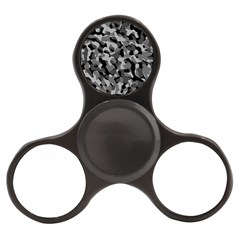 Grey And Black Camouflage Pattern Finger Spinner by SpinnyChairDesigns