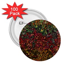 Stylish Fall Colors Camouflage 2 25  Buttons (100 Pack)  by SpinnyChairDesigns