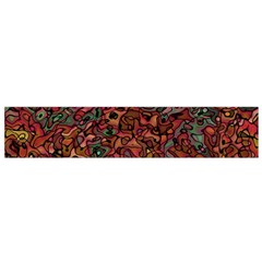 Stylish Fall Colors Camouflage Small Flano Scarf by SpinnyChairDesigns