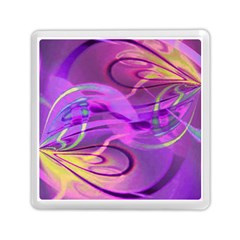 Infinity Painting Purple Memory Card Reader (square) by DinkovaArt