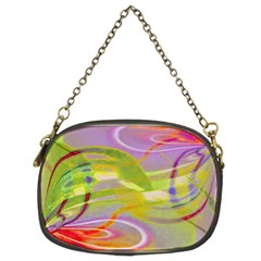 Infinity Painting Green Chain Purse (two Sides) by DinkovaArt