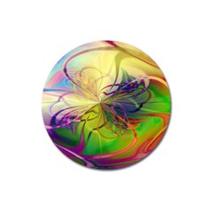  Rainbow Painting Patterns 1 Magnet 3  (round) by DinkovaArt