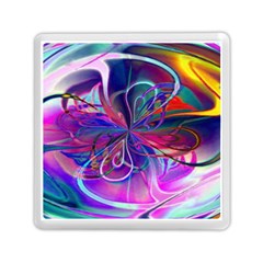 Rainbow Painting Pattern 2 Memory Card Reader (square) by DinkovaArt